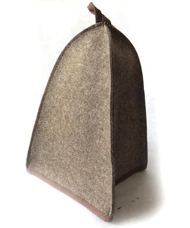 Lioaeust Sauna Hat - Effective Heat Storage Felt Hat for Men & Women | Ideal for Sauna Shower & Bath - Buy Online on GoSupps.com