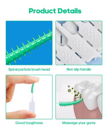 XPEX Toothbrush - 50pcs Soft Interdental Brushes & Toothpicks for Effective Teeth Cleaning | Convenient Storage Box Included - Shop Now! - Buy Online on GoSupps.com