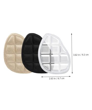 Hemoton Forefoot Half Size Pads - Non-Skid High Heel Insoles Comfortable Adhesive Cushions for Shoes | 3 Pairs Velvet Stickers for Girls - Buy Online on GoSupps.com