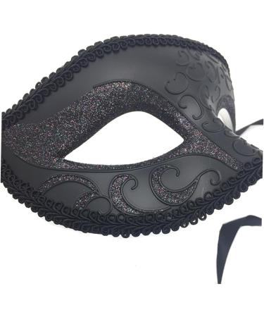DOITOOL Eye Mask Black Halloween Costumes Unique Masquerade Mask Makeup Male and Female Mask Dreses Party Mask Wedding Masquerade Ball Eye Costume Party Men and Women Prom Halloween Masks - Buy Online on GoSupps.com