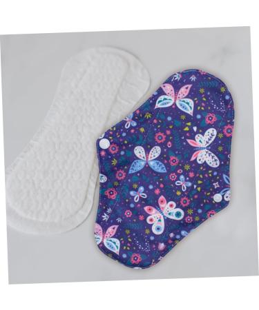 Heallily 5pcs Charcoal Fiber Reusable Sanitary Napkins | Washable Cloth Menstrual Pads & Panty Liners for Women & Girls - Eco-Friendly & Comfortable - Buy Online on GoSupps.com