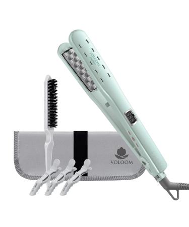 Voloom Rootie 3/4 Inch Professional Volumizing Ceramic Hair Iron | Lasting Hair Volume | for Short Or Thin Hair | Adjustable Temp | Auto Shut-Off
