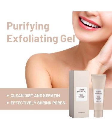 Purifying Exfoliating Gel 2 Pcs: Gentle Exfoliating Gelfor Face Facial - Gel Scrub for Face Cleans Dirt &Oils - Buy Online on GoSupps.com