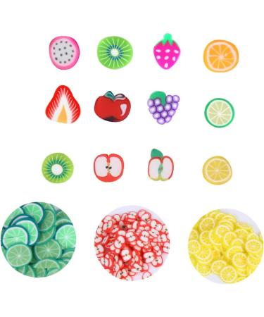 FOMIYES 4800 Pcs 12 Fruit Sliced nail Art Accessories Nails Flower Decor Manicure Art Diy Slices Nail Manicure Fruits Slices Diy Manicure Decals Nail Fruit Resin Charm Flowers - Buy Online on GoSupps.com
