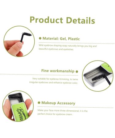 VINTORKY 3 Sets Natural Mascara Eyebrow Soap Kit Brows Eyebrow Styling Cream Brows Styling Soap Gel Texture - Buy Online on GoSupps.com
