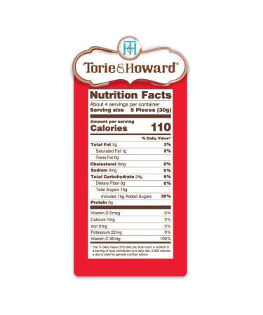 Torie and Howard Chewie Fruities  Sour Cherry  4 Ounce Chewie Fruities Sour Cherry 4 Ounce (Pack of 1) - Buy Online on GoSupps.com