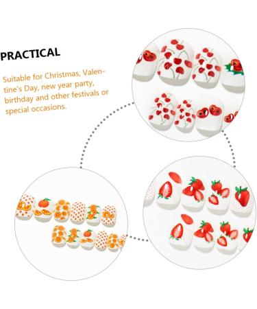 Housoutil 6 Diy False Nail Tips Fake Nails Tips Glue on Nails Fake Nails Kit Nail Wraps for Kids Fake Nails for Girls 10-12 Kids Fake Nails French Short Nails Resin Detachable Set Child - Buy Online on GoSupps.com