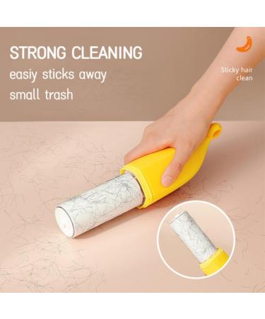 Funny Banana Shape Lint Rollers - Extra Sticky Reusable Pet Hair Remover for Cats & Dogs - Ideal for Furniture & Home - International Shipping Available - Buy Online on GoSupps.com