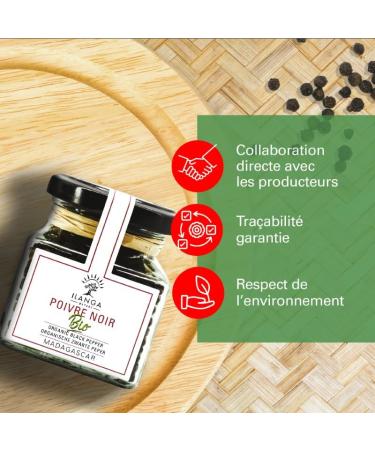 Ilanga Nature - Black Peppercorns 65g - ORGANIC - Buy Online on GoSupps.com