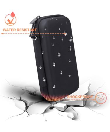 BOVKE Diabetic Supplies Travel Case - Storage Bag for Testing Kit & Supplies, Black - Buy Online on GoSupps.com