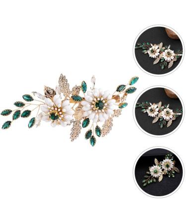 Beavorty Flower Hairpin Women Hair Accessories Wedding Hair Clips Bridal Side Comb Bridal Hair Clips Vintage Hair Clips Girls Hairpin Women Hairpin Tiara Metal Crystal Women's Wedding Clip - Buy Online on GoSupps.com