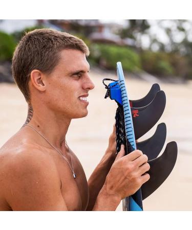 FCS II H4 Accelerator Tri Fin Set - Smoke Medium - High Performance Surfboard Fins - Buy Online on GoSupps.com