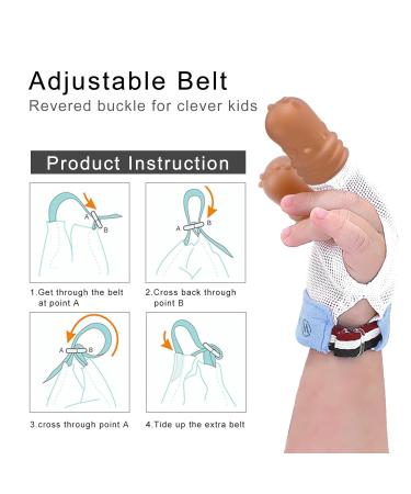 Elfzone Thumb Sucking Stop for Kids 1-2 Years Old Silicone Finger Guard - Small - Buy Online on GoSupps.com