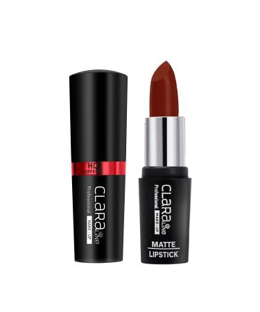 Claraline Matte Lipstick - Long Lasting Lip Makeup for Women | Highly Pigmented Colors | Smudge-Proof  Cruelty-Free Halal-Certified & Paraben-Free | Deep Red 446