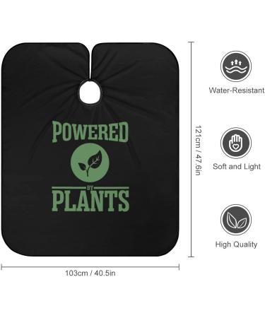 Powered by Plants Hair Cutting Cape - Professional Barber Apron for Boys & Girls | Eco-Friendly Haircut Essential - Buy Online on GoSupps.com