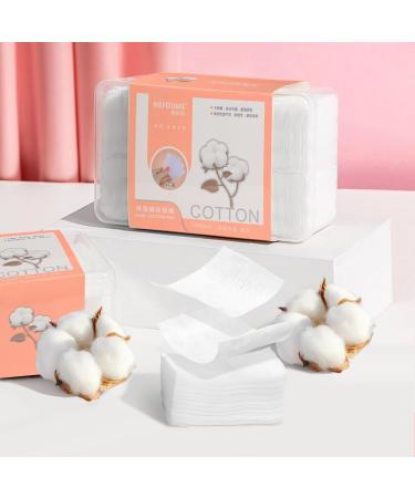 1000pcs Makeup Remover Cotton Pads - Soft Lint-Free Durable Facial & Nail Polish Wipes for Easy Makeup Removal - Buy Online on GoSupps.com