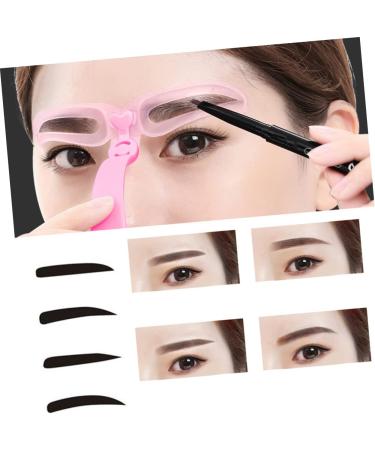 FOMIYES 1 Set Diy Makeup Tool Eyebrow Stencils Eyebrow Stencil Kit Suite Eyebrow Trimming Three Generations - Buy Online on GoSupps.com