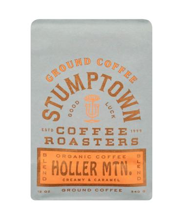 Stumptown Coffee Roasters, Organic Medium Roast Ground Coffee - Holler Mountain 12 Ounce Bag, Flavor Notes of Citrus Zest, Caramel and Hazelnut