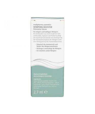 Medipharma Cosmetics Eyelash Booster Serum - Natural Silicon & Paraben Free - Best Lash & Eyebrow Growth Enhancer for Fuller Thicker Healthier Lashes - Buy Online on GoSupps.com