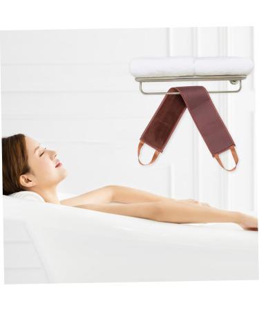 Outanaya 1pc Back Stretching Belt for Tanning Oil Application Self-applicator Tool for Body Lotion Easy to Clean Brown Back Wiping Strip for Smooth Even Finish - Buy Online on GoSupps.com