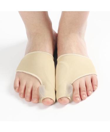 CRTTRS 2Pcs Toe Separator Hallux Valgus Bunion Corrector Orthotics Feet Bone Thumb Adjuster Correction Pedicure Sock Straightener Tools
