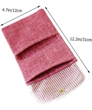 Cabilock Women's Handbags for 2pcs Zipper Pouch Tampon Storage Organizer - Period Menstrual Pad Bags - Set of 2 - 31x12cm - Buy Online on GoSupps.com