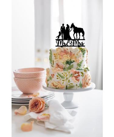 keonsatrz Horse Wedding Cake Topper Farmer Wedding Cake Topper Cowboy and Cowgirl Wedding Cake Topper Country Themed Cake Decor for Wedding Anniversary Bridal Shower Party - Buy Online on GoSupps.com