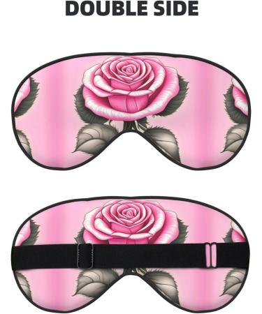 Buy Roses Unisex Adjustable Blackout Sleep Eye Mask - Perfect for Home Travel Yoga & Office Naps | Fast International Shipping - Buy Online on GoSupps.com