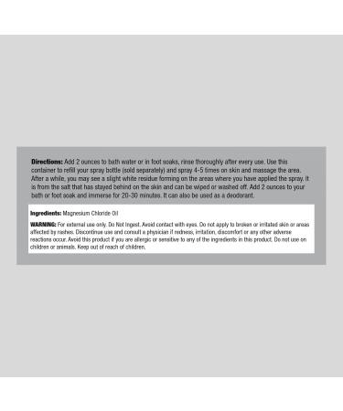 64 oz Concentrated Magnesium Oil | Therapeutic Grade, Paraben-Free Formula | Vegetarian, Non-GMO & Gluten-Free | Piping Rock - Buy Online on GoSupps.com