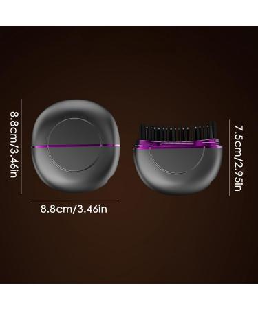 Buy Cordless Heated Hair Brush - Portable Electric Comb with Rechargeable Battery & Three-Speed Temperature Control for Home & Travel - Buy Online on GoSupps.com
