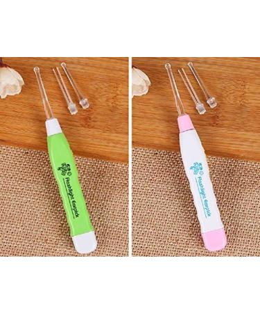 Lingduan Kids Baby Safe LED Ear Pick Spoon Earwax Remover Tool - Set of 2 - Buy Online on GoSupps.com