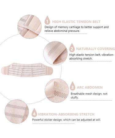 Belly Support Belt Set for Pregnancy & Postpartum | Abdomen Protection Girdle & Band for Pregnant Women - Buy Online on GoSupps.com