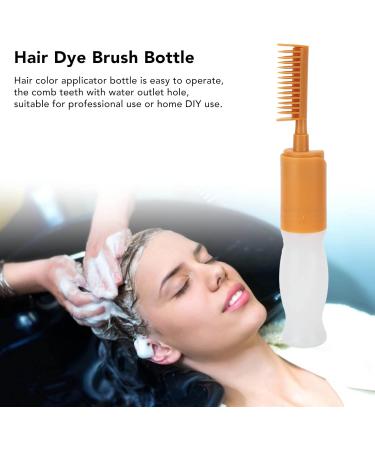 110ml Root Comb Applicator Bottle Hair Dye Applicator Brush Hair Dye Bottle With Comb and Graduated Scale for Home Barber Shop Scalp Treatment - Buy Online on GoSupps.com
