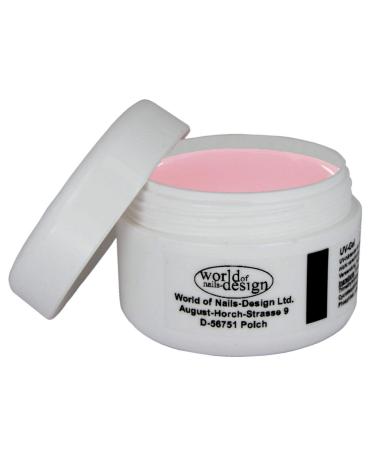 World of Nails-Design Basicline 50ml LED/UV 1phase gel Milky Ros Dick pink milky baby boomer look milky pink ros 50 ml (1 Pack)