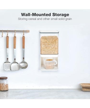 Conworld Wall-Mounted Laundry Beads Dispenser 1000ML-White | Laundry Room Organization for Detergent & Scent Booster Beans - Buy Online on GoSupps.com