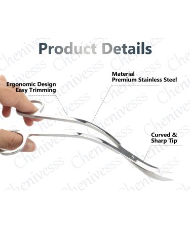 Shop Stainless Steel 25cm Curved Aquarium Plant Scissors - Wave Scissors for Aquascaping & Fish Tank Plants - Buy Online on GoSupps.com