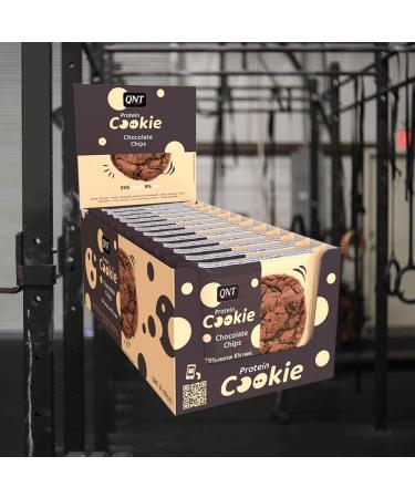 QNT Protein Cookie (12x60g) Chocolate Chip - Buy Online on GoSupps.com
