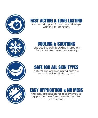 Natural & Organic Cream 3oz - USA Made for All Skin Types | Easy Application for Feet Hands Muscles & Joints - Buy Online on GoSupps.com