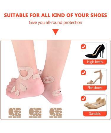 15Sheet Moleskin Tape Flannel Adhesive Pads for Heel Protection | Pre-Cut, Easy to Apply | Cenipar - Buy Online on GoSupps.com