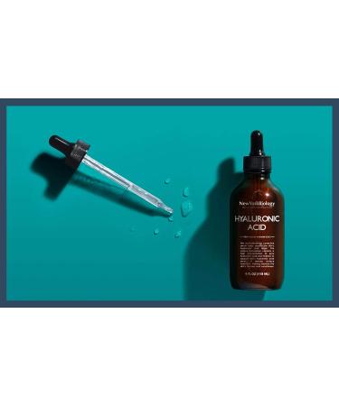 Hyaluronic Acid Serum with Vitamins A and C - 4 oz Professional Strength Anti Aging Face Serum - Improves Skin Texture, Moisturizes - New York Biology - Buy Online on GoSupps.com