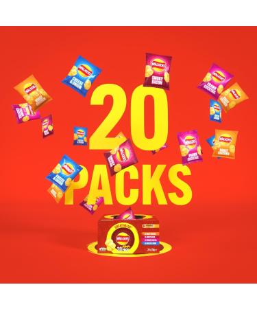 Walkers Meaty Variety Multipack Crisps Box 20x25 g 500 g (Pack of 1) - Buy Online on GoSupps.com