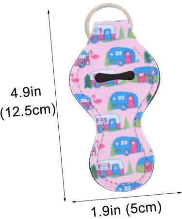 PACKOVE 18pcs Keychain Lipstick Set | Portable Lip Balm Holders & Essential Oil Carriers - Travel-Friendly Neoprene Keyring Supplies - Buy Online on GoSupps.com