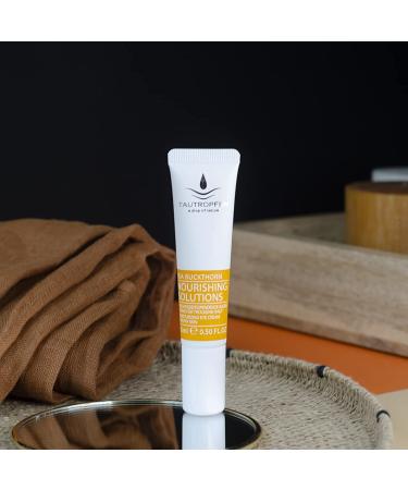 Shop Drop Natural Cosmetics: Sea Buckthorn Moisturizing Eye Cream for Dry Skin | 15ml | Green Tea A a Goji Berry & Kakadu Plum - Buy Online on GoSupps.com