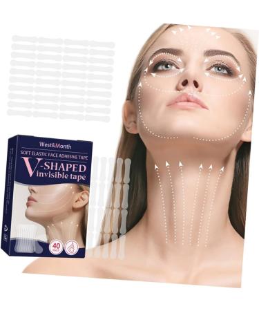 BIUDECO 80pcs V-type Lift Face Pasters Face Wrinkle Lift Tape Face Chin Lift Tapes Face Tape Skin Lift Tape Neck Lifting Tapes Tape Invisible Face Lifting Sticker Face Shape Tape - Buy Online on GoSupps.com