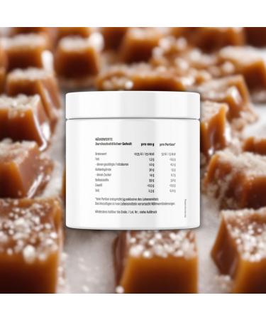 Buy Premium Vegan Taste Powder | Calorie-Reduced Flavor Powder Zero 200g | Better Nutrition Salted Caramel - Enhance Your Meals! - Buy Online on GoSupps.com