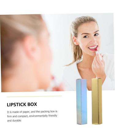 Angoily 100pcs Lip Gloss & Lipstick Box - DIY Packaging for Lip Balm Mascara & Perfume - Eco-Friendly Kraft Cases - Buy Online on GoSupps.com