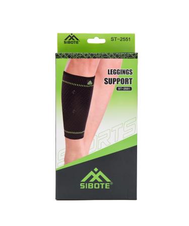 TJ Global Unisex Compression Calf Sleeves Leggings Support - Great for Shin Splints Recovery Running Jogging CrossFit Walking Gym and Athletes