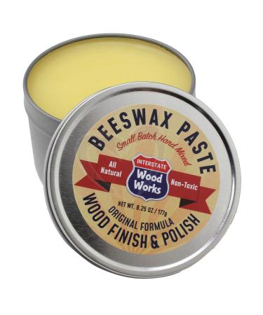 Interstate WoodWorks Beeswax Paste Wood Finish & Polish - 6.25 oz.