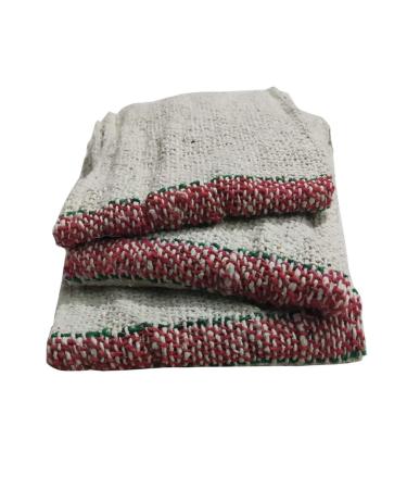 IMTRA FASHION Pack of 4 Pieces Floor Cleaning Cloth 100% Pure Cotton Off White 24x24-inch