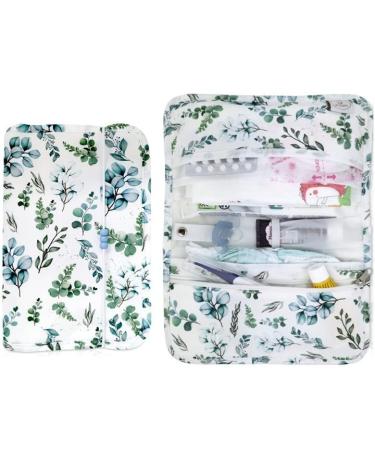 LittleNoah - Premium diaper bag compact diaper bag for on the go diaper case with extra space organizer for expectant parents cute baby shower gift pregnancy eucalyptus